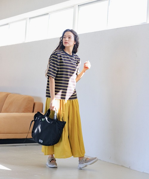 niko and...（ニコアンド）の「オリジナルラウンド2WAYトートバッグ（トートバッグ・レディース・ブラック/グリーン/ベージュ/チャコール・0）」の10枚目の写真