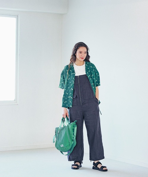 niko and...（ニコアンド）の「オリジナルラウンド2WAYトートバッグ（トートバッグ・レディース・ブラック/グリーン/ベージュ/チャコール・0）」の11枚目の写真