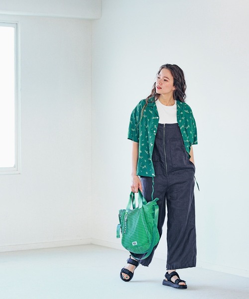 niko and...（ニコアンド）の「オリジナルラウンド2WAYトートバッグ（トートバッグ・レディース・ブラック/グリーン/ベージュ/チャコール・0）」の12枚目の写真