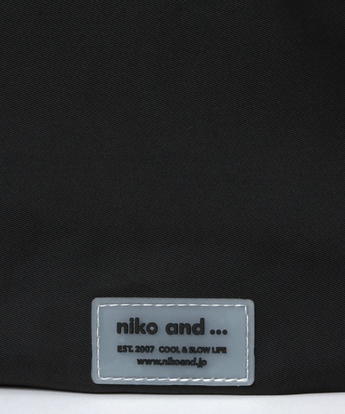 niko and...（ニコアンド）の「オリジナルラウンド2WAYトートバッグ（トートバッグ・レディース・ブラック/グリーン/ベージュ/チャコール・0）」の20枚目の写真