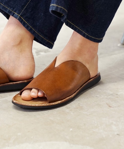BRADOR ブラドール サンダル LEATHER SANDAL 42 ブラウン BRADOR/ブラドール LEATHER SANDALS サンダル（サンダル