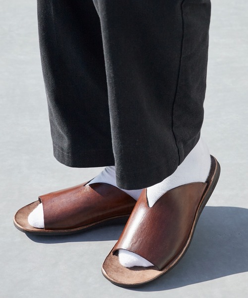BRADOR(ブラドール)の「BRADOR/ブラドール LEATHER SANDALS サンダル 2026年 夏 夏服(サンダル・メンズ・ブラック/モカ/ブラウン/ダークブラウン/ダークオリーブ・36/37/38/42/40/41)」の8枚目の写真