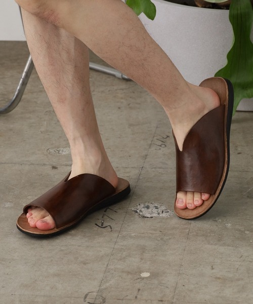 BRADOR(ブラドール)の「BRADOR/ブラドール LEATHER SANDALS サンダル 2026年 夏 夏服(サンダル・メンズ・ブラック/モカ/ブラウン/ダークブラウン/ダークオリーブ・36/37/38/42/40/41)」の12枚目の写真