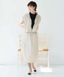 toki doki（トキドキ）の「着回しできるポリエステルベスト＆スカートセット（スカート）」