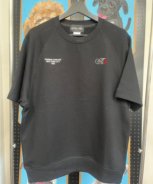 A.en(エイエン )の「A.en Heart Short Sleeve Sweat(スウェット・メンズ・ブラック/ライトグレー・M/L/XL)」の12枚目の写真