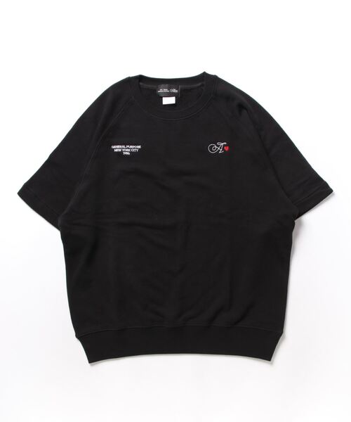 A.en(エイエン )の「A.en Heart Short Sleeve Sweat(スウェット・メンズ・ブラック/ライトグレー・M/L/XL)」の13枚目の写真