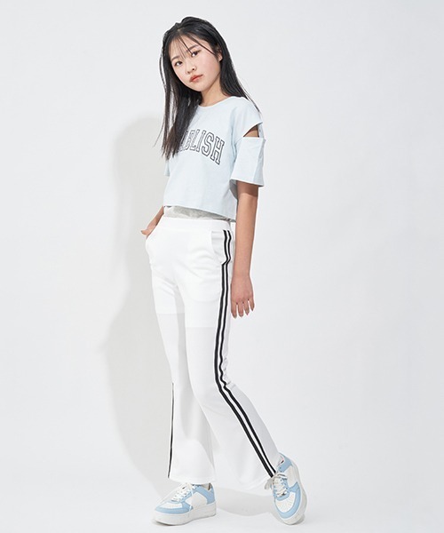 LOVETOXIC（ラブトキシック）の「【LTXC】接触冷感ラインフレアパンツ