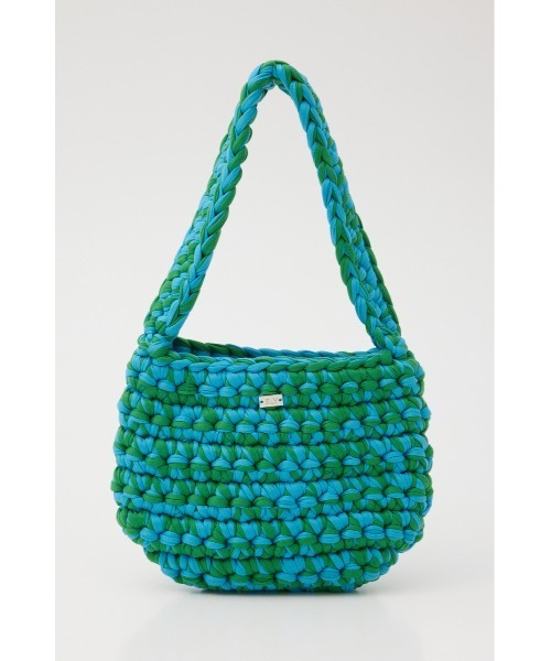 SLY（スライ）の「HANDMADE BRAIDS BAG ハンドメイド ブレイズ  ハンドバッグ バッグ（ハンドバッグ・レディース・ピンク系その他/グリーン系その他2・FREE）」の4枚目の写真