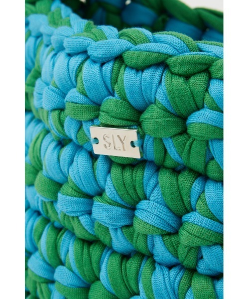 SLY（スライ）の「HANDMADE BRAIDS BAG ハンドメイド ブレイズ  ハンドバッグ バッグ（ハンドバッグ・レディース・ピンク系その他/グリーン系その他2・FREE）」の8枚目の写真
