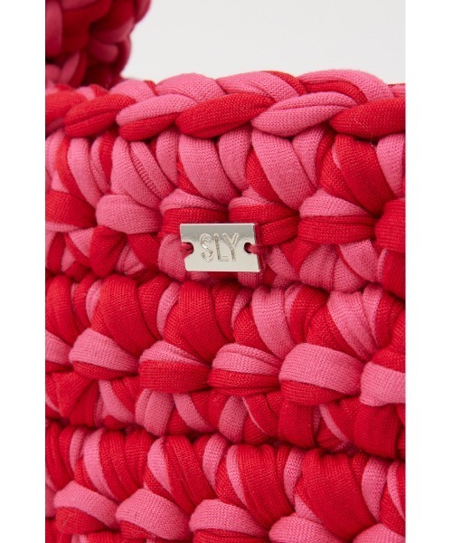 SLY（スライ）の「HANDMADE BRAIDS BAG ハンドメイド ブレイズ  ハンドバッグ バッグ（ハンドバッグ・レディース・ピンク系その他/グリーン系その他2・FREE）」の15枚目の写真