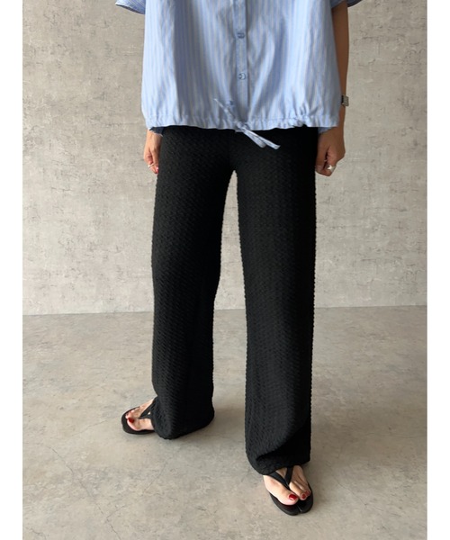 owndaily(オンデイリー)の「ワッフルレギンスパンツ(その他パンツ・レディース・ブラック/ピンク/ブルー/グリーン・FREE)」の22枚目の写真