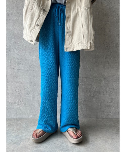 owndaily(オンデイリー)の「ワッフルレギンスパンツ(その他パンツ・レディース・ブラック/ピンク/ブルー/グリーン・FREE)」の21枚目の写真