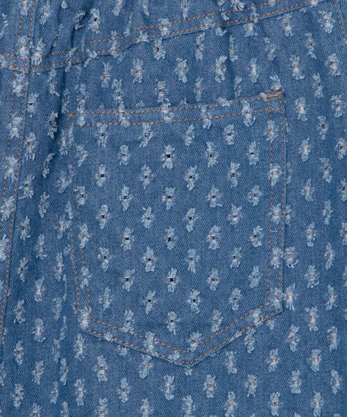 WEGO（ウィゴー）の「WEGO/パンチングデニム台形ミニスカート（デニムスカート・レディース・ライトインディゴブルー・FREE）」の15枚目の写真