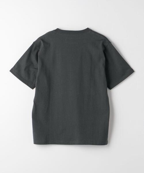 UNIVERSAL OVERALL(ユニバーサルオーバーオール)の「【別注】<UNIVERSAL OVERALL>GLR ロゴ エンブロ ポケット Tシャツ(Tシャツ/カットソー・メンズ・ホワイト/ライム/ダークグレー・M/S/L)」の9枚目の写真