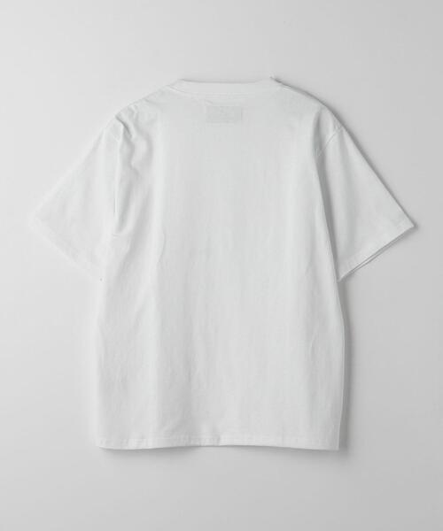 UNIVERSAL OVERALL(ユニバーサルオーバーオール)の「【別注】<UNIVERSAL OVERALL>GLR ロゴ エンブロ ポケット Tシャツ(Tシャツ/カットソー・メンズ・ホワイト/ライム/ダークグレー・M/S/L)」の17枚目の写真
