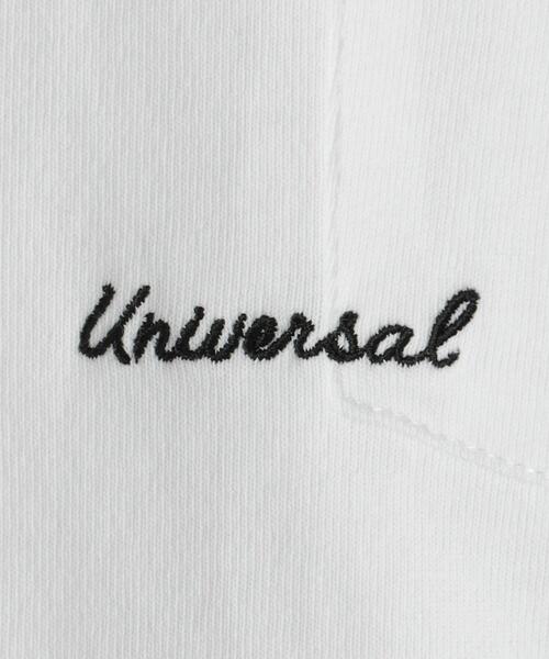 UNIVERSAL OVERALL(ユニバーサルオーバーオール)の「【別注】<UNIVERSAL OVERALL>GLR ロゴ エンブロ ポケット Tシャツ(Tシャツ/カットソー・メンズ・ホワイト/ライム/ダークグレー・M/S/L)」の19枚目の写真