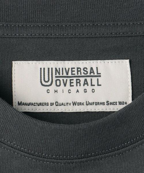 UNIVERSAL OVERALL(ユニバーサルオーバーオール)の「【別注】<UNIVERSAL OVERALL>GLR ロゴ エンブロ ポケット Tシャツ(Tシャツ/カットソー・メンズ・ホワイト/ライム/ダークグレー・M/S/L)」の21枚目の写真