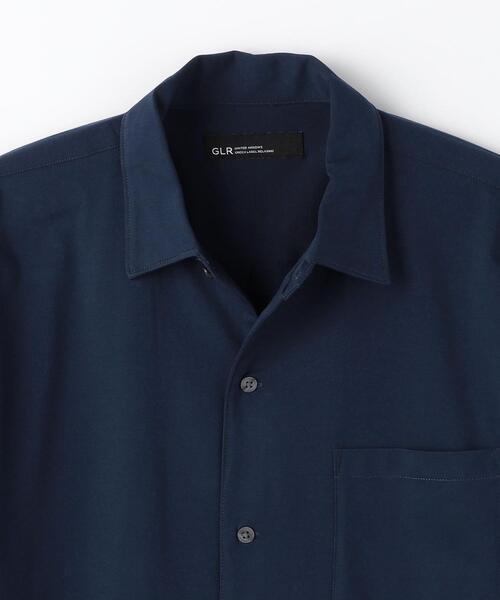 green label relaxing（グリーンレーベルリラクシング）の「クリアジャージ オープンカラー シャツ（シャツ/ブラウス・メンズ・ライラック/ライトグレー/ワインレッド/ネイビー・L/S/M/XL）」の13枚目の写真