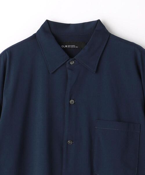 green label relaxing（グリーンレーベルリラクシング）の「クリアジャージ オープンカラー シャツ（シャツ/ブラウス・メンズ・ライラック/ライトグレー/ワインレッド/ネイビー・L/S/M/XL）」の14枚目の写真