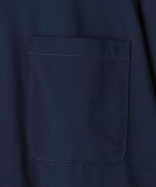 green label relaxing（グリーンレーベルリラクシング）の「クリアジャージ オープンカラー シャツ（シャツ/ブラウス・メンズ・ライラック/ライトグレー/ワインレッド/ネイビー・L/S/M/XL）」の17枚目の写真