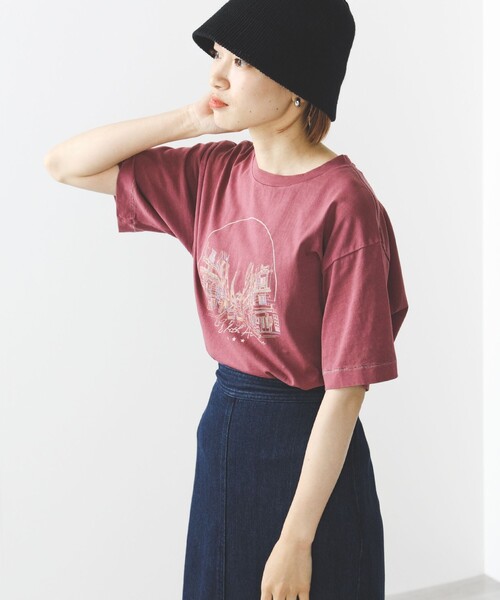 BEAMS HEART(ビームスハート)の「BEAMS HEART / カラフルプリント Tシャツ(Tシャツ/カットソー・レディース・オフホワイト/ブラック系その他4/パープル系その他5・FREE)」の13枚目の写真