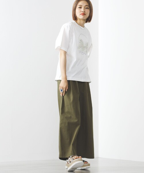BEAMS HEART(ビームスハート)の「BEAMS HEART / カラフルプリント Tシャツ(Tシャツ/カットソー・レディース・オフホワイト/ブラック系その他4/パープル系その他5・FREE)」の14枚目の写真