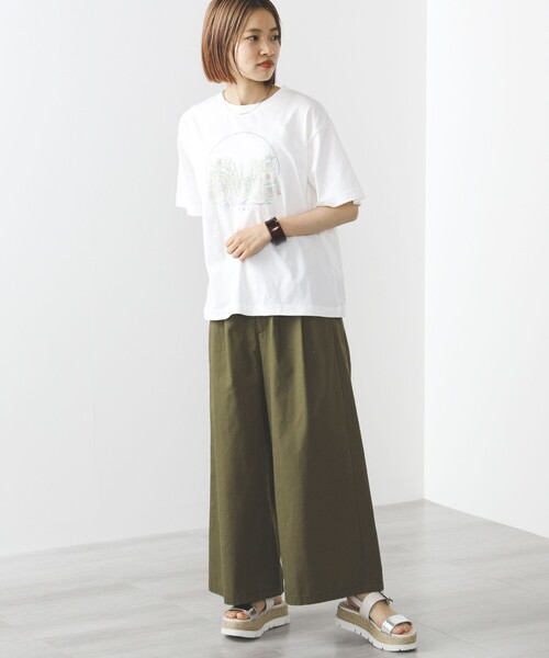 BEAMS HEART(ビームスハート)の「BEAMS HEART / カラフルプリント Tシャツ(Tシャツ/カットソー・レディース・オフホワイト/ブラック系その他4/パープル系その他5・FREE)」の15枚目の写真