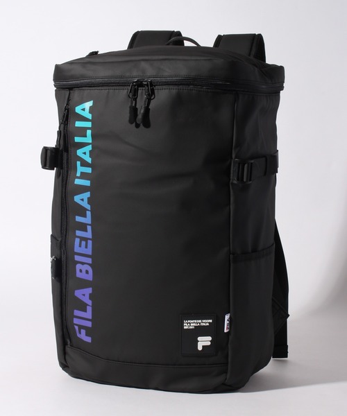 FILA（フィラ）の「【FILA/フィラ】ボックスバックパック（バックパック/リュック・メンズ・ブラック/ブラック系その他/ブラック系その他2・FREE）」の3枚目の写真