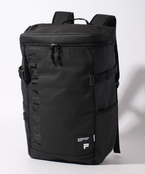 FILA（フィラ）の「【FILA/フィラ】ボックスバックパック（バックパック/リュック・メンズ・ブラック/ブラック系その他/ブラック系その他2・FREE）」の2枚目の写真