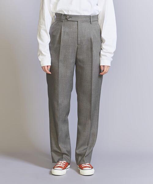 BEAUTY&YOUTH UNITED ARROWS(ビューティーアンドユースユナイテッドアローズ)の「シャークスキン ストレート パンツ -ウォッシャブル-(その他パンツ・レディース・ダークブラウン/ブラック・S/M)」の12枚目の写真