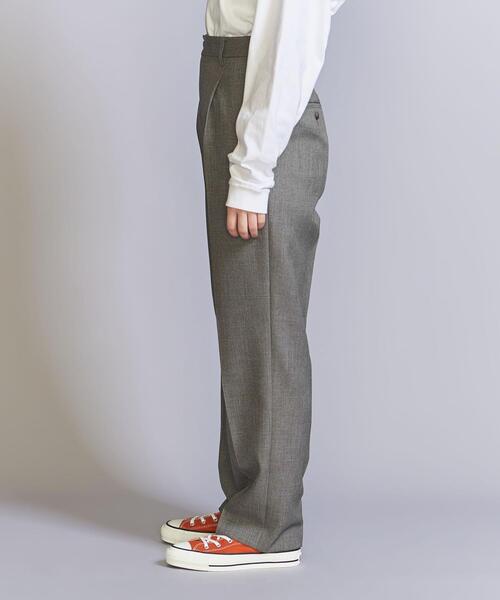 BEAUTY&YOUTH UNITED ARROWS(ビューティーアンドユースユナイテッドアローズ)の「シャークスキン ストレート パンツ -ウォッシャブル-(その他パンツ・レディース・ダークブラウン/ブラック・S/M)」の7枚目の写真