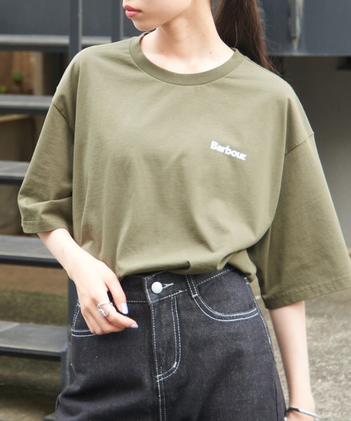 Barbour（バブアー）の「【Barbour】ブランドロゴTシャツ231MTSG004（Tシャツ/カットソー・メンズ・ホワイト系その他3/ブラック系その他3/グリーン系その他3/カーキ系3/ブルー系その他3・L/M/XL/S）」の9枚目の写真