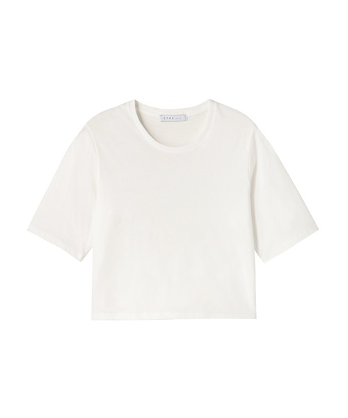 ETRE TOKYO(エトレトウキョウ)の「クルーネックコンパクトTee(Tシャツ/カットソー・レディース・ホワイト/チャコール/オートミール・FREE)」の15枚目の写真