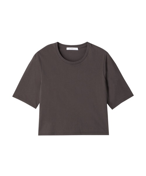 ETRE TOKYO(エトレトウキョウ)の「クルーネックコンパクトTee(Tシャツ/カットソー・レディース・ホワイト/チャコール/オートミール・FREE)」の13枚目の写真