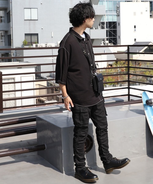 ８(eight)（エイト）の「３連ポーチショルダー（ショルダーバッグ・メンズ・ブラック・FREE）」の11枚目の写真