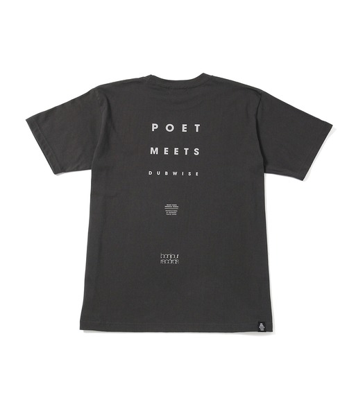 POET MEETS DUBWISE（ポエットミーツダブワイズ）の「【POET MEETS DUBWISE/ポエトミーツダブワイズ】NOISE Bispoke T-Shirt 「NOISE」Bonjour RecordsエクスクルーシブショートスリーブTシャツ（Tシャツ/カットソー・メンズ・スミクロ/ホワイト・L/XL/M）」の10枚目の写真