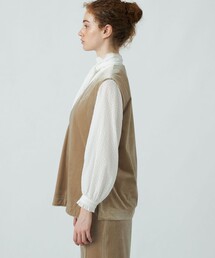 BALLSEY（ボールジィ）の「マットベロア Vネックベスト（ベスト）」 - WEAR