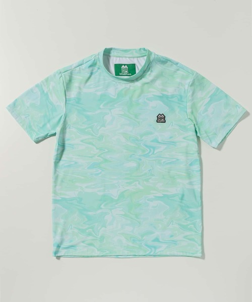 INHABITANT（インハビタント）の「inhabitant(インハビタント)Boatmans Dry T -Shirt Tシャツ/半袖/吸汗速乾（Tシャツ/カットソー・メンズ・グリーン/ブルー・S/M/L）」の2枚目の写真