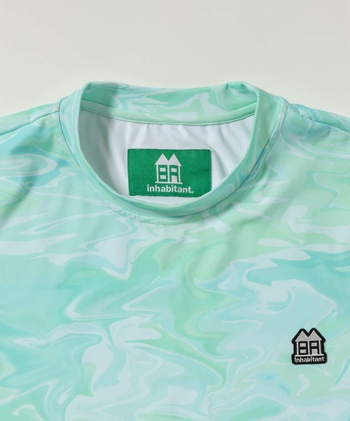 INHABITANT（インハビタント）の「inhabitant(インハビタント)Boatmans Dry T -Shirt Tシャツ/半袖/吸汗速乾（Tシャツ/カットソー・メンズ・グリーン/ブルー・S/M/L）」の4枚目の写真