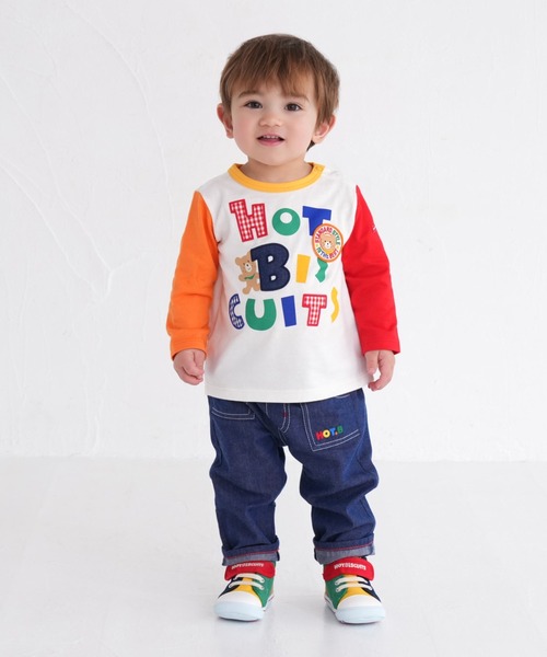 HOT BISCUITS(ホットビスケッツ)の「やわらかデニムパンツ(デニムパンツ・キッズ・ネイビー・80cm/100cm/120cm/90cm/110cm)」の7枚目の写真