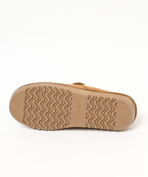 BAYFLOW（ベイフロー）の「フェイクムートンスリッポン（スリッポン・レディース・キャメル/グレー・LARGE/MEDIUM）」の6枚目の写真