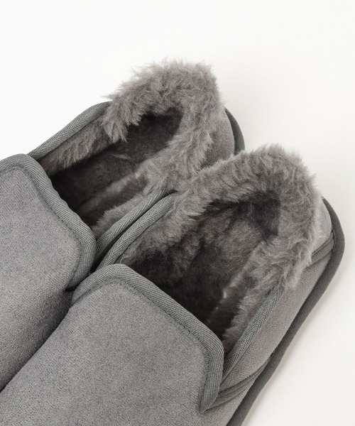 BAYFLOW（ベイフロー）の「フェイクムートンスリッポン（スリッポン・レディース・キャメル/グレー・LARGE/MEDIUM）」の11枚目の写真