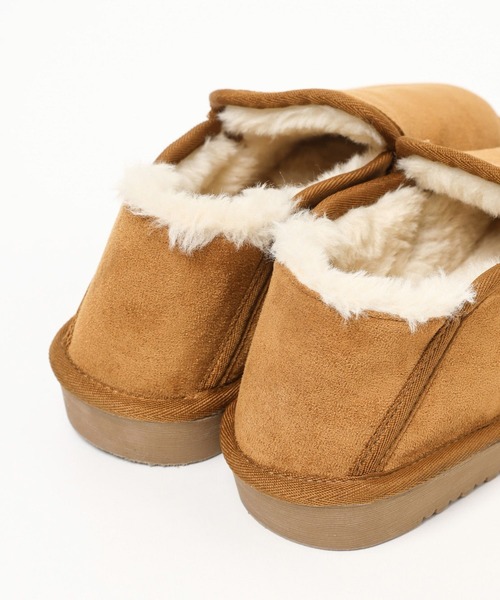 BAYFLOW（ベイフロー）の「フェイクムートンスリッポン（スリッポン・レディース・キャメル/グレー・LARGE/MEDIUM）」の13枚目の写真