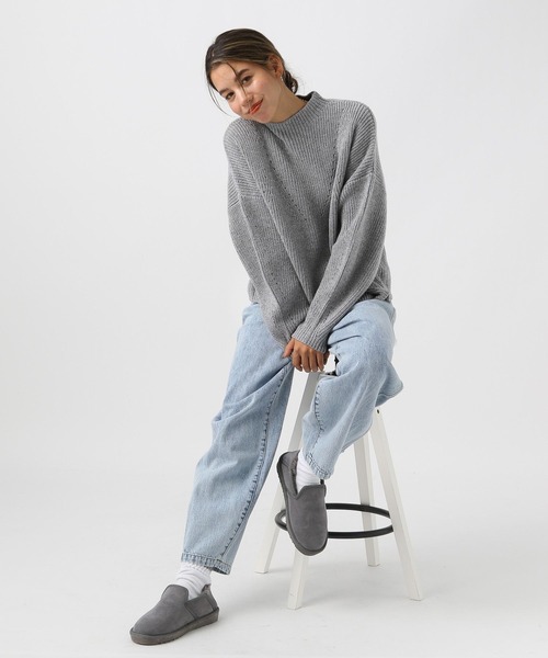 BAYFLOW（ベイフロー）の「フェイクムートンスリッポン（スリッポン・レディース・キャメル/グレー・LARGE/MEDIUM）」の20枚目の写真