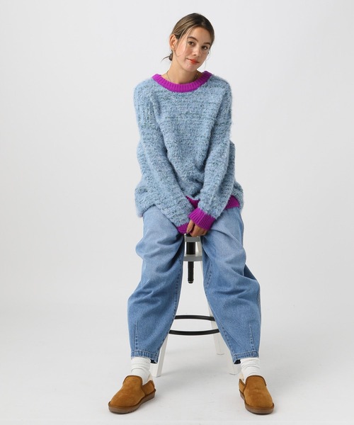 BAYFLOW（ベイフロー）の「フェイクムートンスリッポン（スリッポン・レディース・キャメル/グレー・LARGE/MEDIUM）」の17枚目の写真