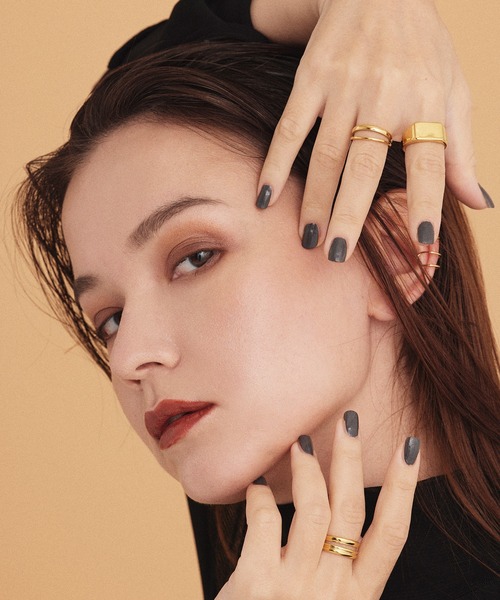 CENE（セネ）の「【CENE】セネ/スクエアリング（リング・レディース・シルバー/ゴールド・#11/#9/#13）」の5枚目の写真