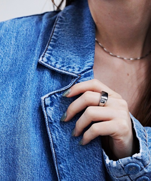 CENE（セネ）の「【CENE】セネ/スクエアリング（リング・レディース・シルバー/ゴールド・#11/#9/#13）」の11枚目の写真