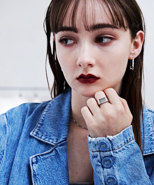 CENE（セネ）の「【CENE】セネ/スクエアリング（リング・レディース・シルバー/ゴールド・#11/#9/#13）」の16枚目の写真