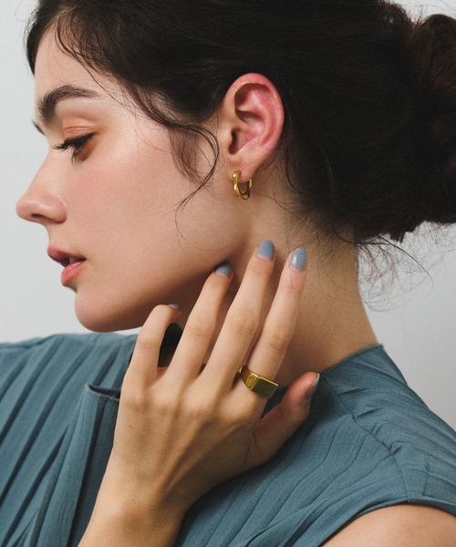 CENE（セネ）の「【CENE】セネ/スクエアリング（リング・レディース・シルバー/ゴールド・#11/#9/#13）」の21枚目の写真