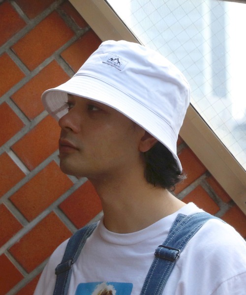 ８(eight)（エイト）の「ダウンブリムワッペンバケット（ハット・メンズ・ベージュ/ネイビー/オリーブ/ブラック/ホワイト・FREE）」の11枚目の写真